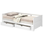 UITSCHUIFBAAR BED 90-180 cm x 200 cm, wit thumbnail 3