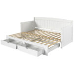 UITSCHUIFBAAR BED 90 cm x 200 cm, wit thumbnail 3