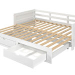 UITSCHUIFBAAR BED 90-180 cm x 200 cm, wit thumbnail 7