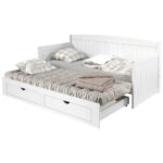 UITSCHUIFBAAR BED 90 cm x 200 cm, wit thumbnail 5