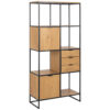REGAL 85/183/40 cm zwart, wild eiken