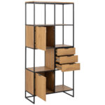 REGAL 85/183/40 cm zwart, wild eiken thumbnail 4