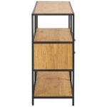 REGAL 114/77/35 cm zwart, wild eiken thumbnail 6