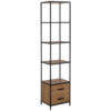 REGAL 42/185/35 cm zwart, wild eiken