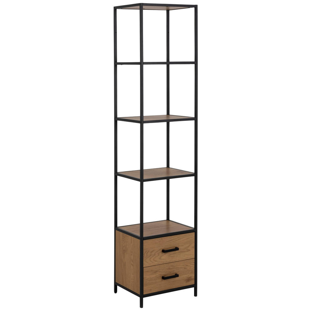 REGAL 42/185/35 cm zwart, wild eiken