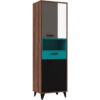 REGAL 60/192/42 cm grijs, groen, zwart, wit, eiken kleuren
