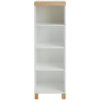 BABYPLANK 48,4/153,1/39,9 cm wit, eikenkleur