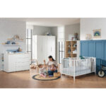 BABYSCHELF wit, eikenkleur thumbnail 2