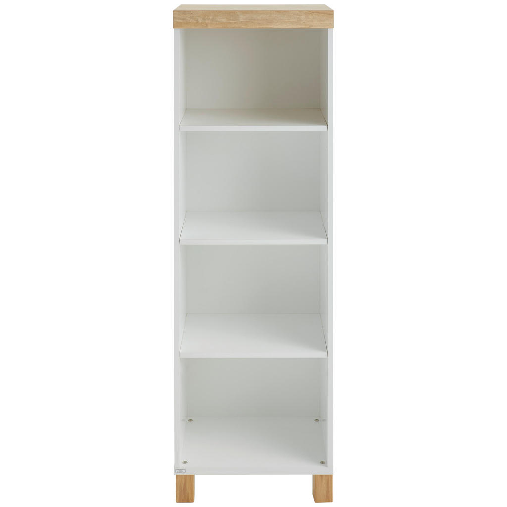 BABYPLANK 48,4/153,1/39,9 cm wit, eikenkleur