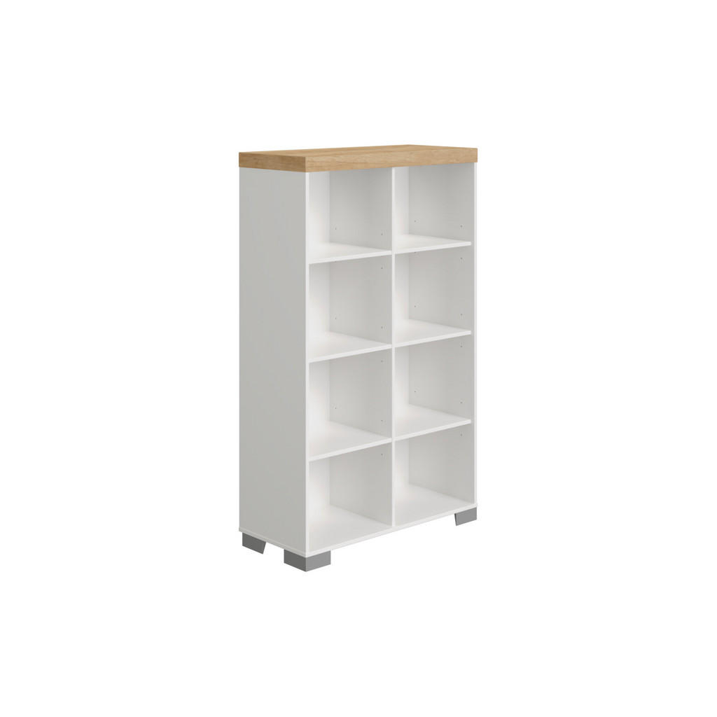 BABYPLANK 90,9/147/37,9 cm wit, eikenkleur