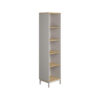 BABYPLANK 48,4/201,9/39,6 cm eiken, lichtgrijs
