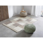 HANDGEWEVEN TAPIJT Nordic 160/230 cm geweven natuurlijke kleur, wit thumbnail 2
