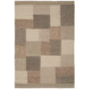 HANDGEWEVEN TAPIJT Nordic 160/230 cm geweven natuurlijke kleur, wit
