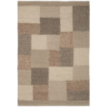 HANDGEWEVEN TAPIJT Nordic 160/230 cm geweven natuurlijke kleur, wit thumbnail 1
