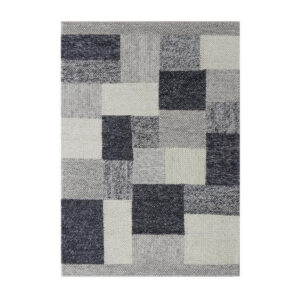 HANDGEWEVEN TAPIJT Nordic 160/230 cm geweven grijs