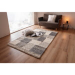 HANDGEWEVEN TAPIJT Nordic 160/230 cm geweven grijs thumbnail 7