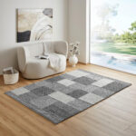 HANDGEWEVEN TAPIJT Nordic 160/230 cm geweven grijs, donkergrijs thumbnail 2