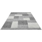 HANDGEWEVEN TAPIJT Nordic 160/230 cm geweven grijs, donkergrijs thumbnail 4