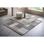 HANDGEWEVEN TAPIJT Nordic 160/230 cm geweven grijs, donkergrijs thumbnail 7