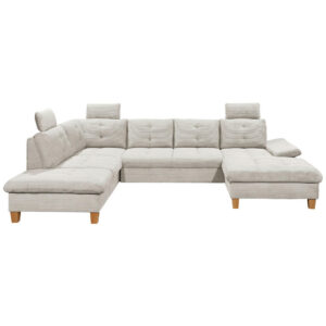ZITSET, geribd fluweel beige