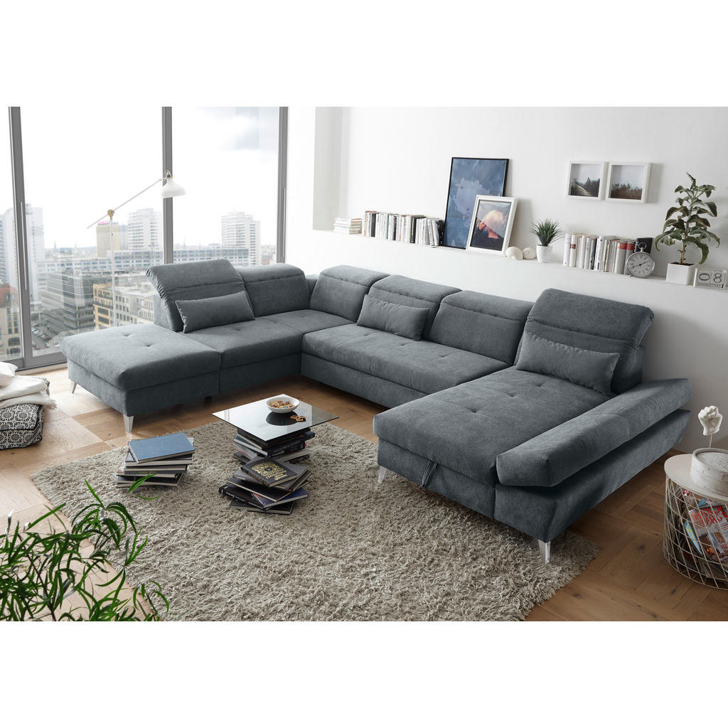 ZITSET, antraciet microvelours
