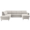 ZADELSET, crèmekleurige chenille, wit