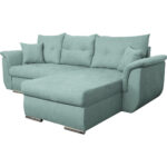ZADELSET, mintgroene stof thumbnail 2
