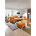 ZADELSET, gladde oranje stof thumbnail 2