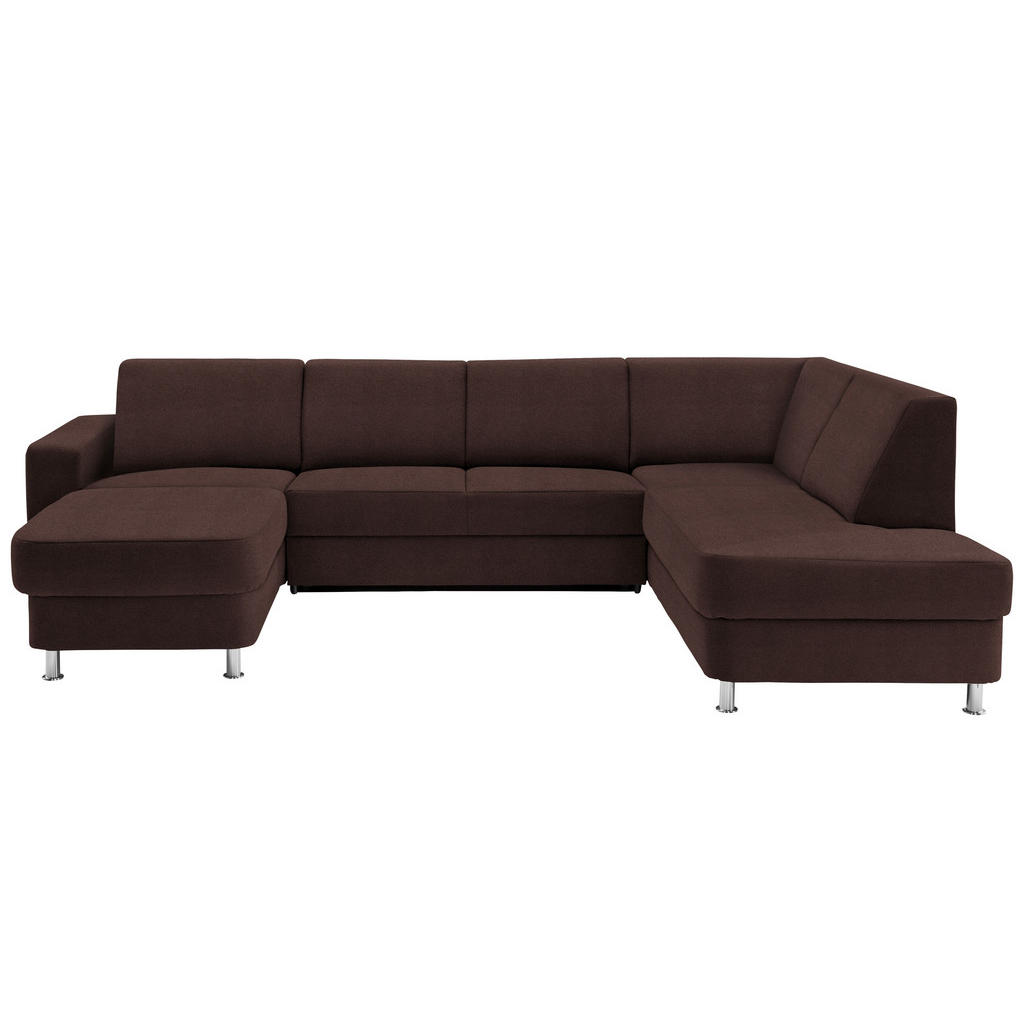 ZADELSET, donkerbruin chenille