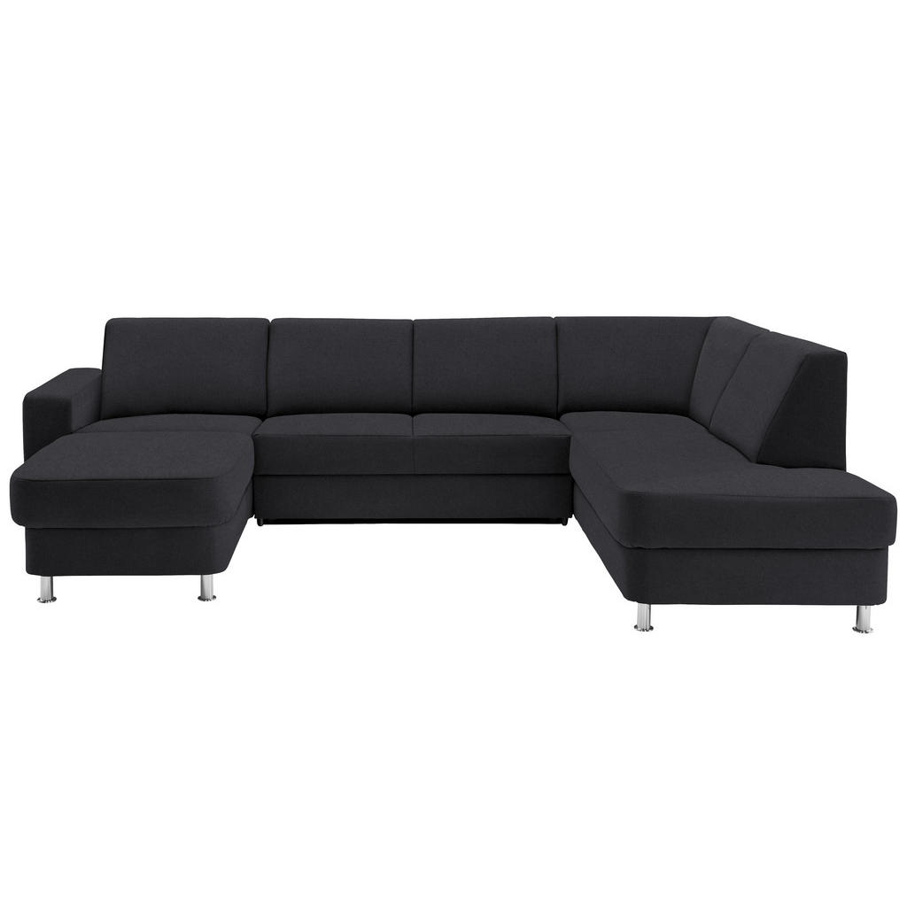 ZADELSET, donkergrijs chenille