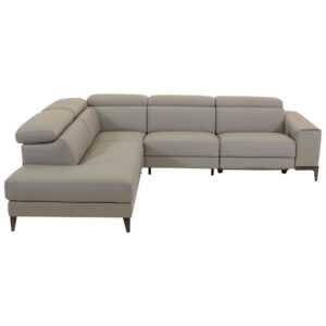 ZETELSET, echt leer beige