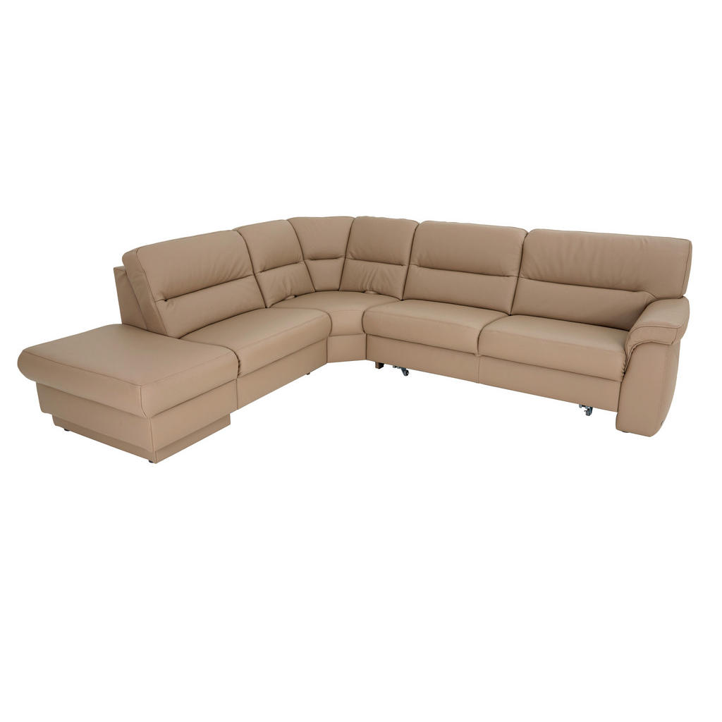 ZETELSET, echt leer beige