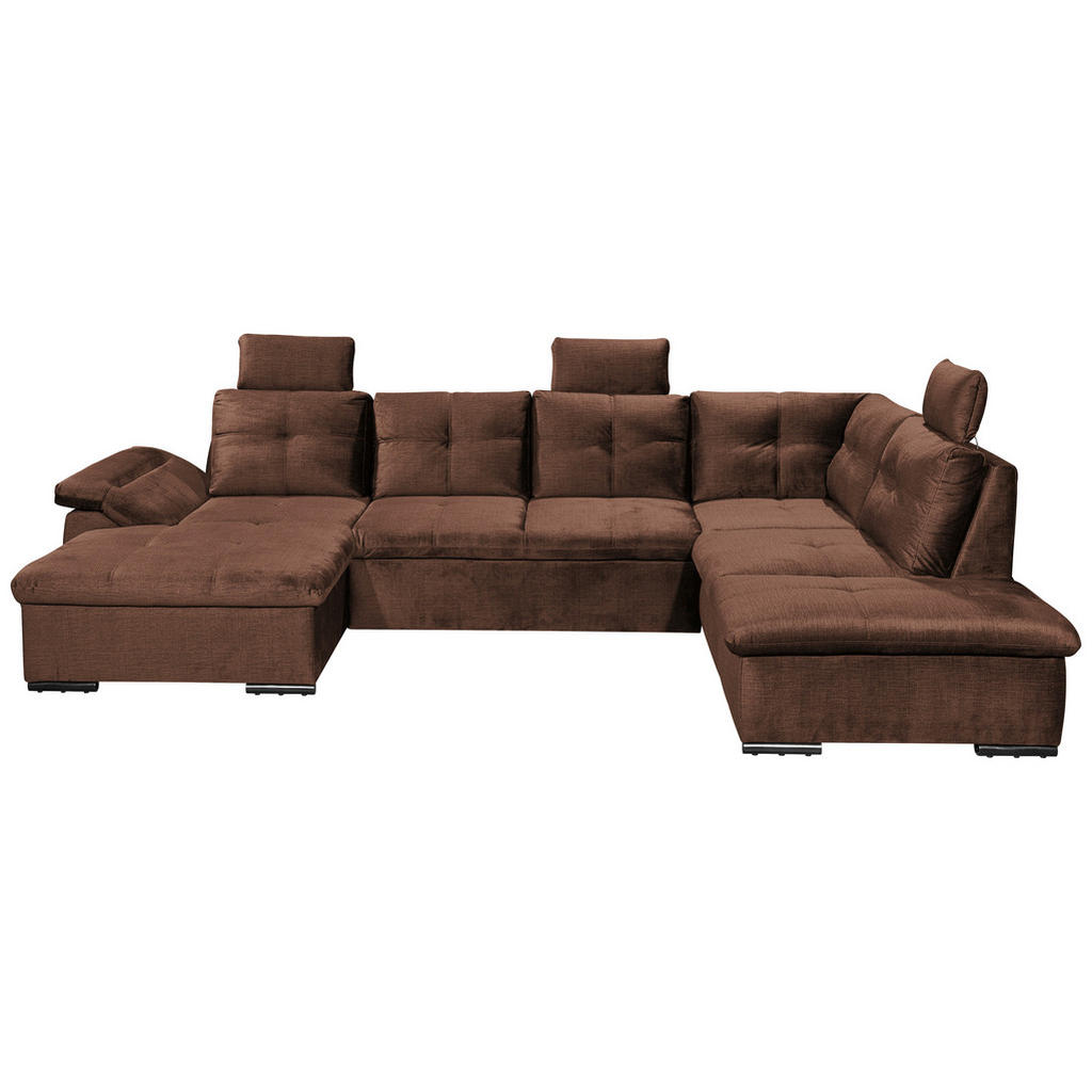 ZADELSET, koperkleurig microvelours