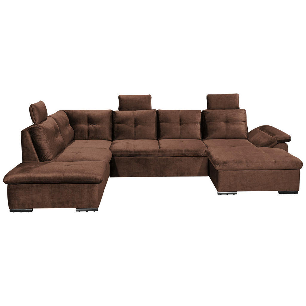 ZADELSET, koperkleurig microvelours