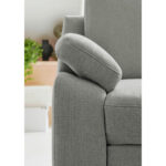 ZITSET, chenille, gladde beige stof thumbnail 4