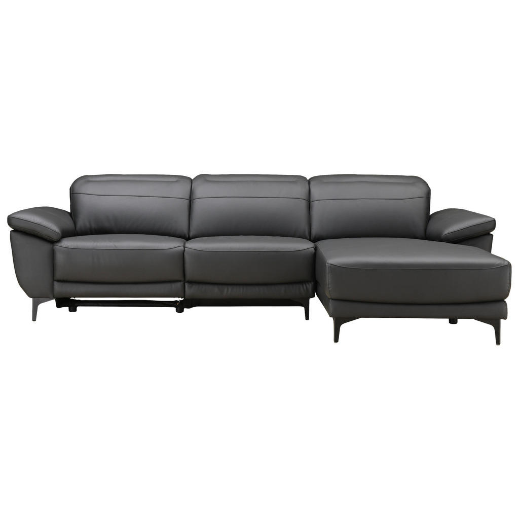 ZETELSET, leerlook echt leer, combinatie echt leer/leerlook zwart