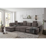 ZITSET, grijsbruin microvelours thumbnail 3