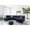 ZADELSET, microvezel donkerblauw