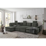 ZADELSET, donkergroen microvelours thumbnail 3