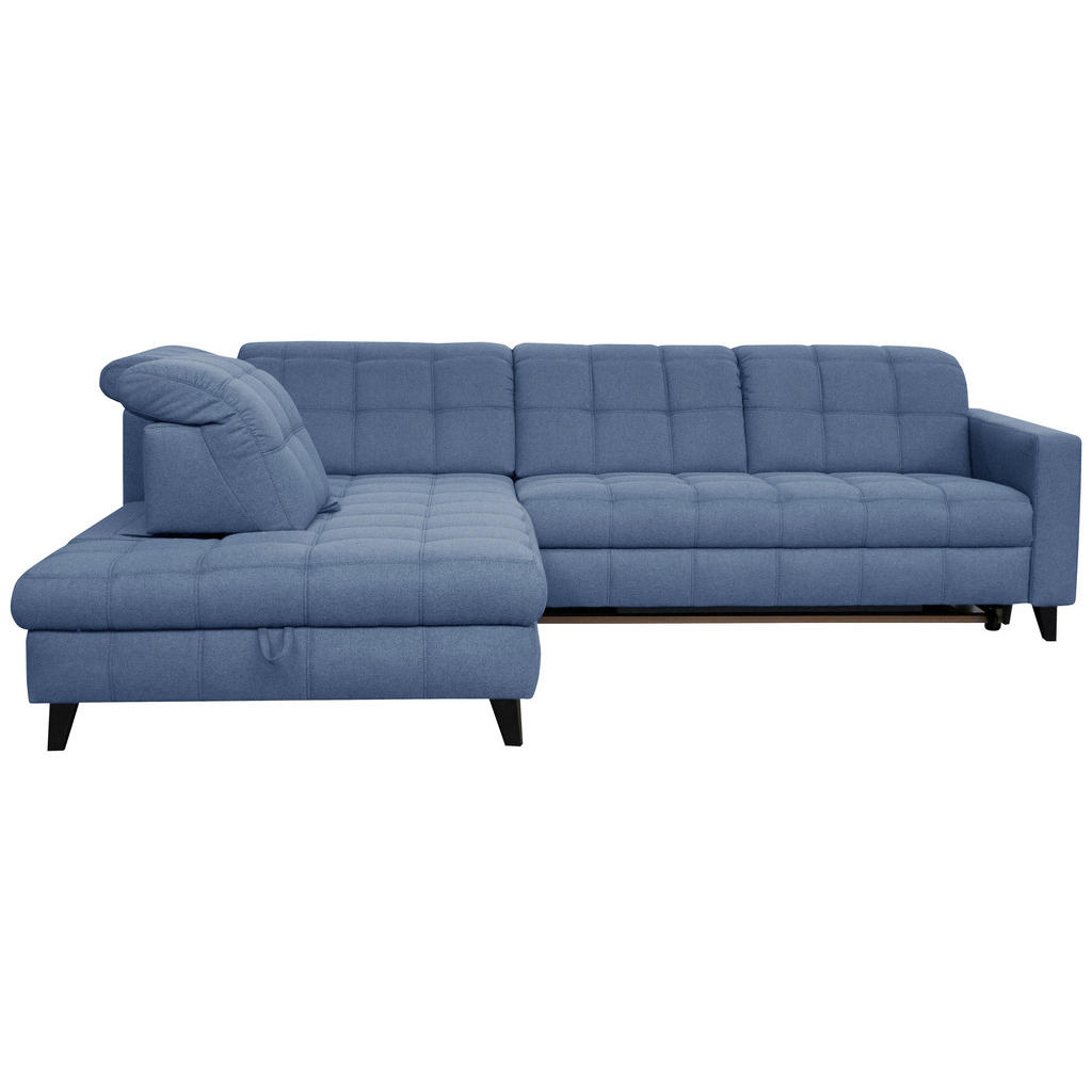 ZADELSET, stof blauw