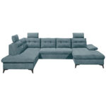 ZADELSET, stof blauw thumbnail 1