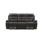 SET STOELEN, bruin echt leer thumbnail 3