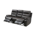 SET STOELEN, bruin echt leer thumbnail 5