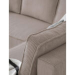ZITSET, geribbeld fluweelbruin thumbnail 7