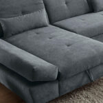 ZITSET, antraciet microvelours thumbnail 5