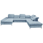 ZADELSET, blauw microvelours thumbnail 1