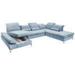 ZADELSET, blauw microvelours thumbnail 7