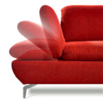SET STOELEN, echt rood leer thumbnail 5