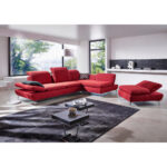 SET STOELEN, echt rood leer thumbnail 6