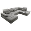 ZADELSET, vuilbruin microvelours